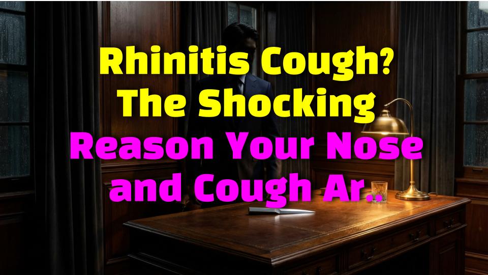 Rhinitis Cough? The Shocking Reason Your Nose and Cough Are Separate