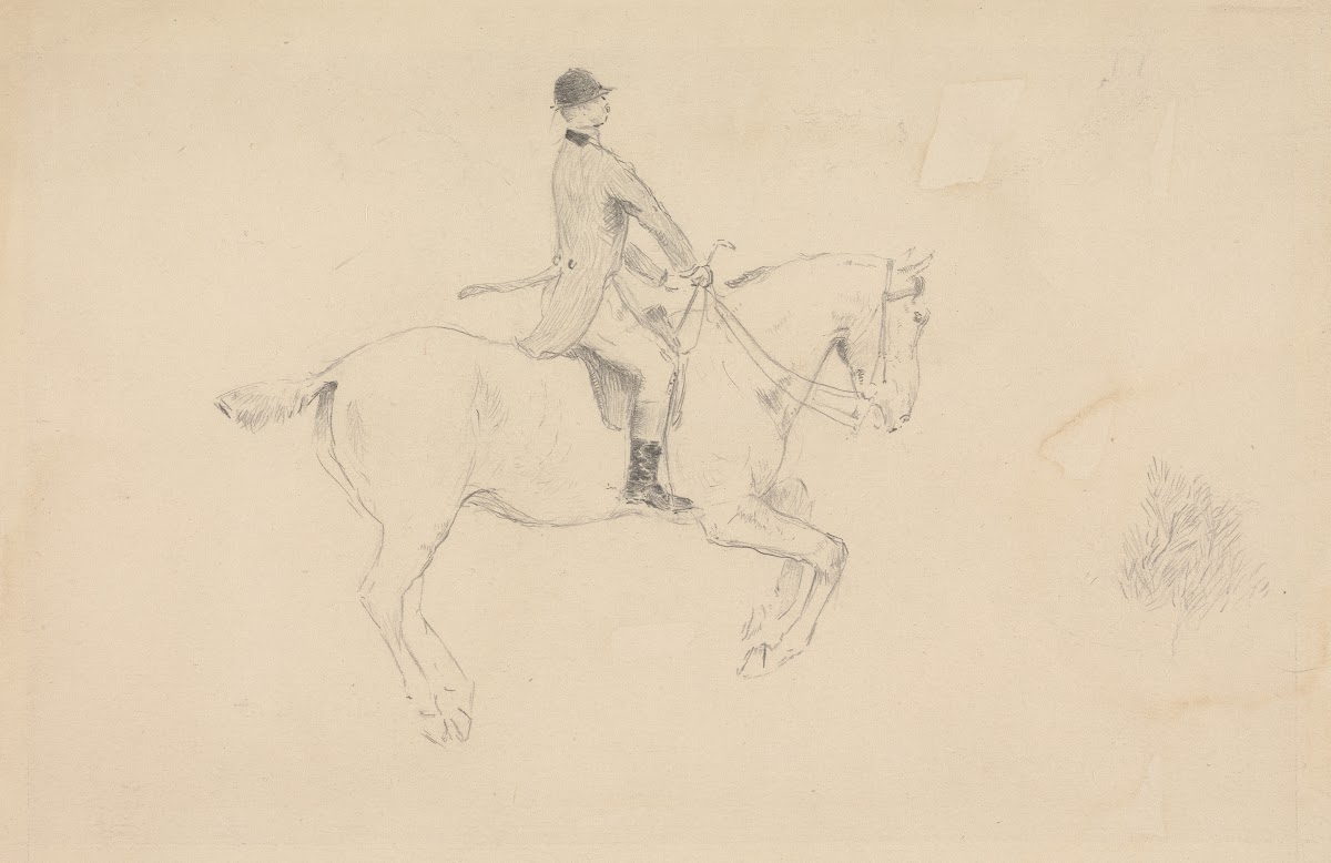 A Huntsman on Horseback