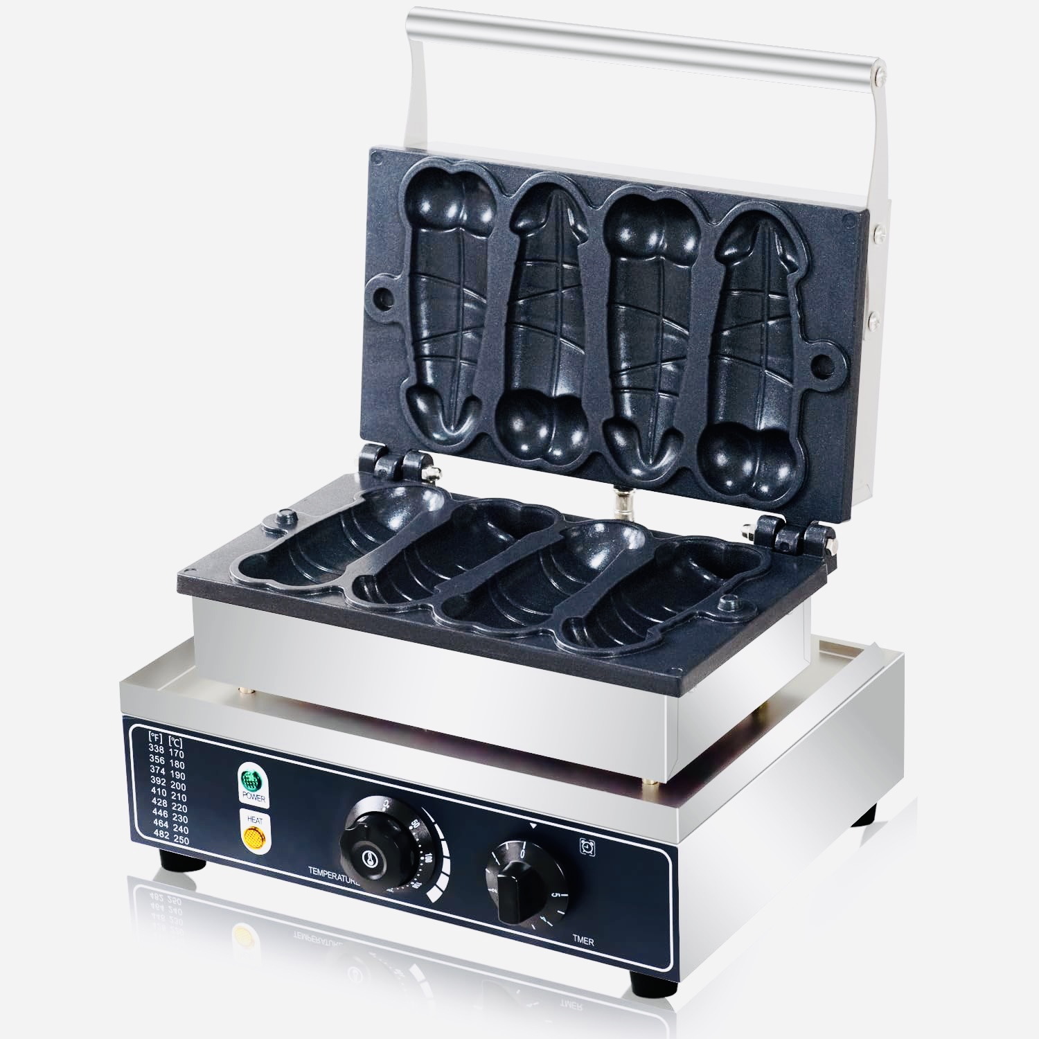 4-holes Industrial Manhood Waffle Maker