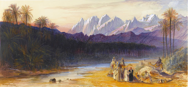 An Arab Encampment At Wady Feiran 1869