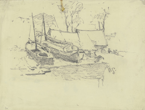 Fishing boats at the beach