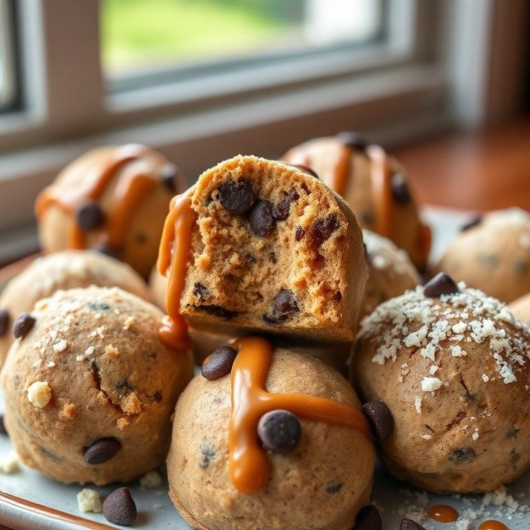 Easy No-Bake Chocolate Chip Cookie Dough Truffles Recipe: Warm & Chewy Treats in Minutes finished