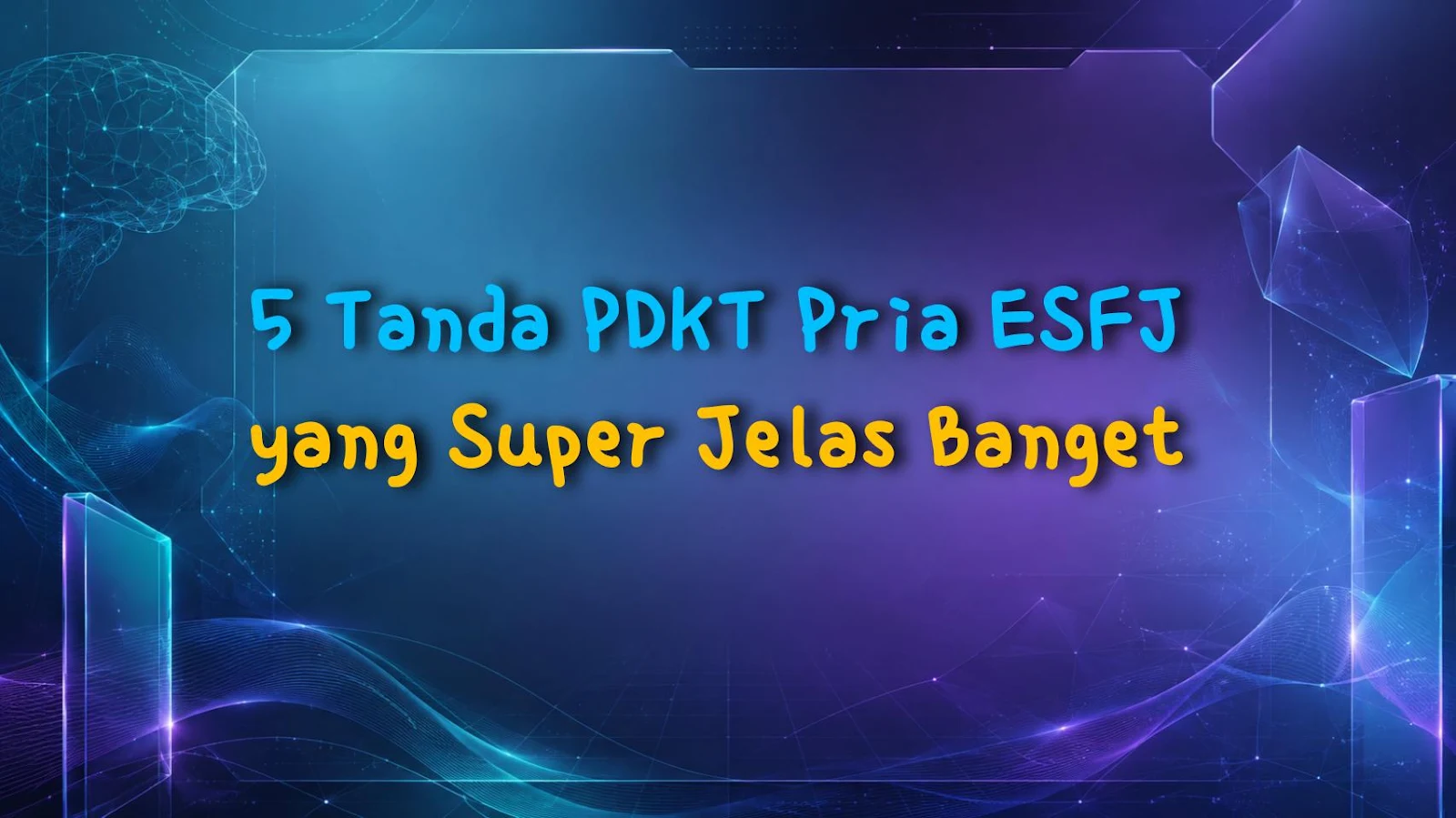 5 Tanda PDKT Pria ESFJ yang Super Jelas Banget