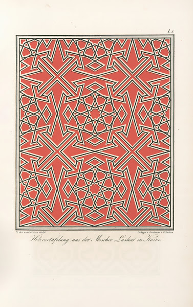 Holzvertäfelung aus der Moschee Lashar zu Kairo 1842