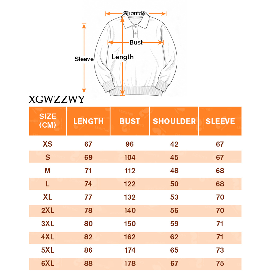 AOP XGW Long Sleeve Sweater with Polo Collar