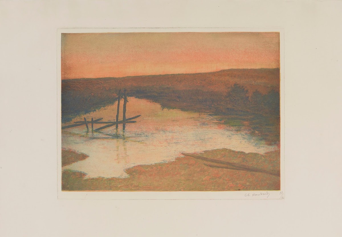 Létang du moulin à Sémide 1902
