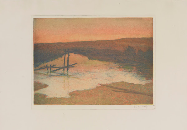 Létang du moulin à Sémide 1902