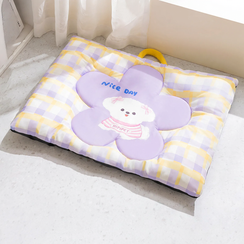 Breathable pet mat made of rattan, summer