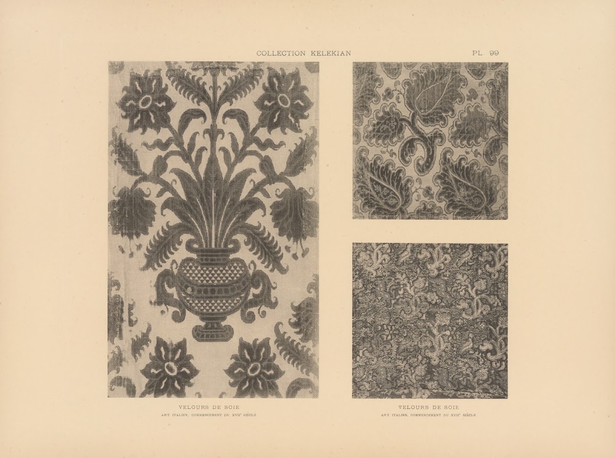 La collection Kelekian Etoffes  tapis dOrient  de Venise Pl099 1900