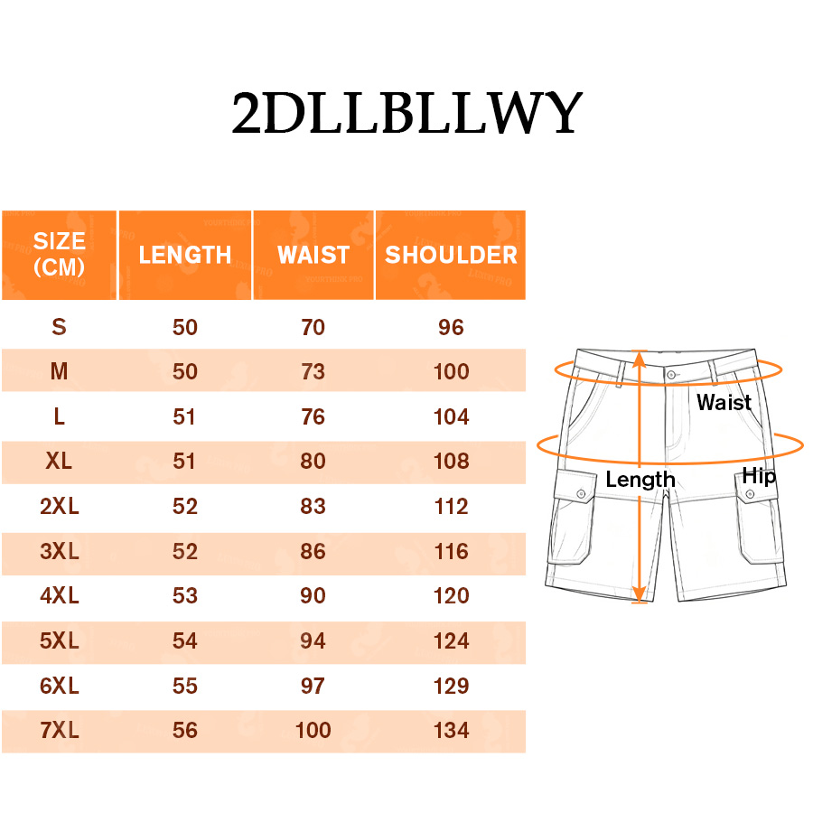 2D Denim Cargo Pants Without Belt