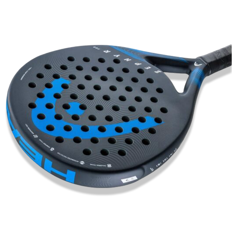 Head Zephyr Pro Blue Black Padel Racket For Intermediate Players  - Gambar 3