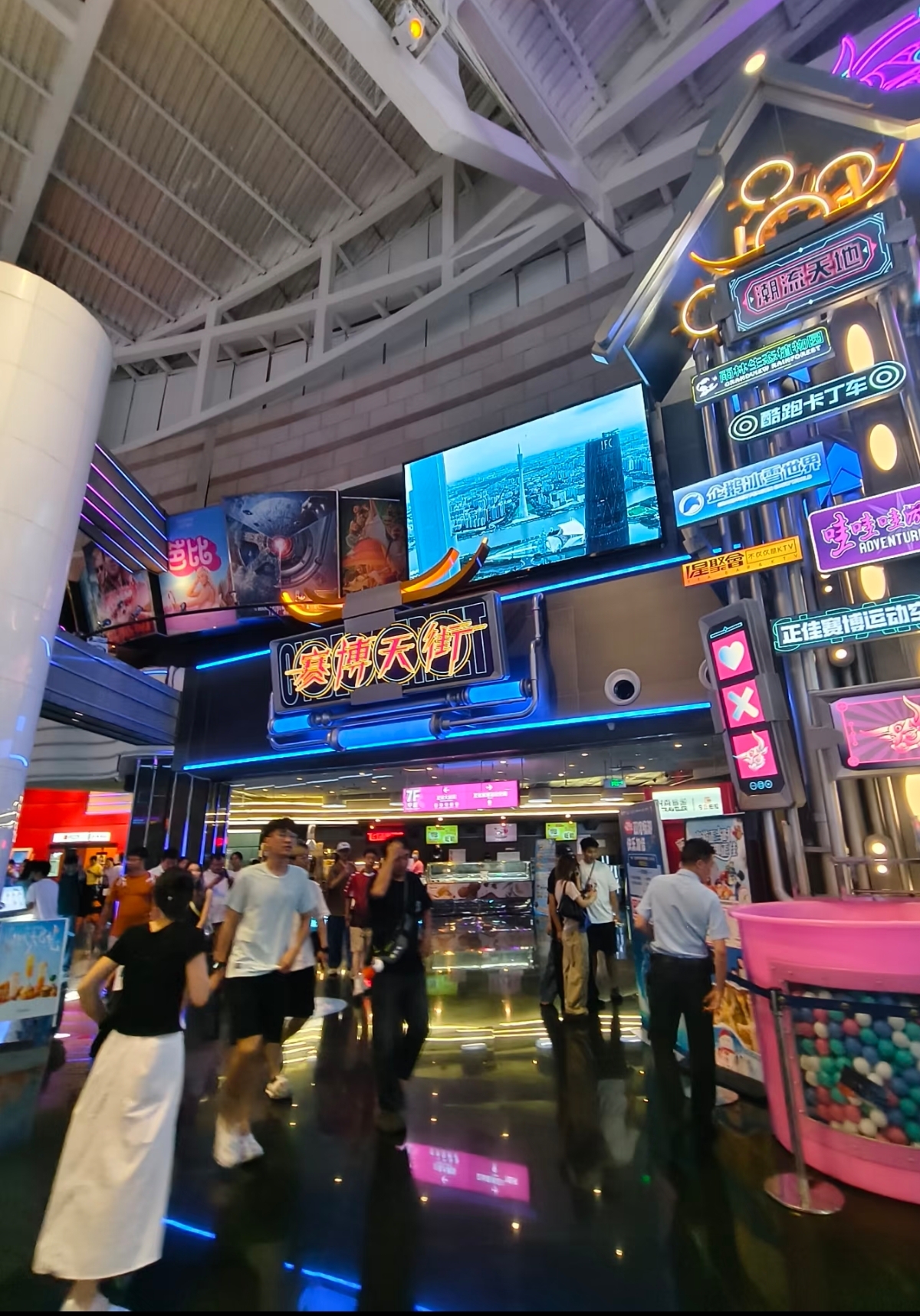 Premium performance clothing section inside a Taikoo Hui flagship store