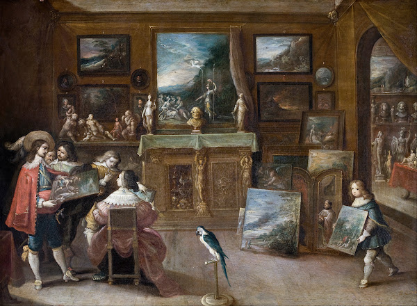 A visit to the Art Dealer 1636