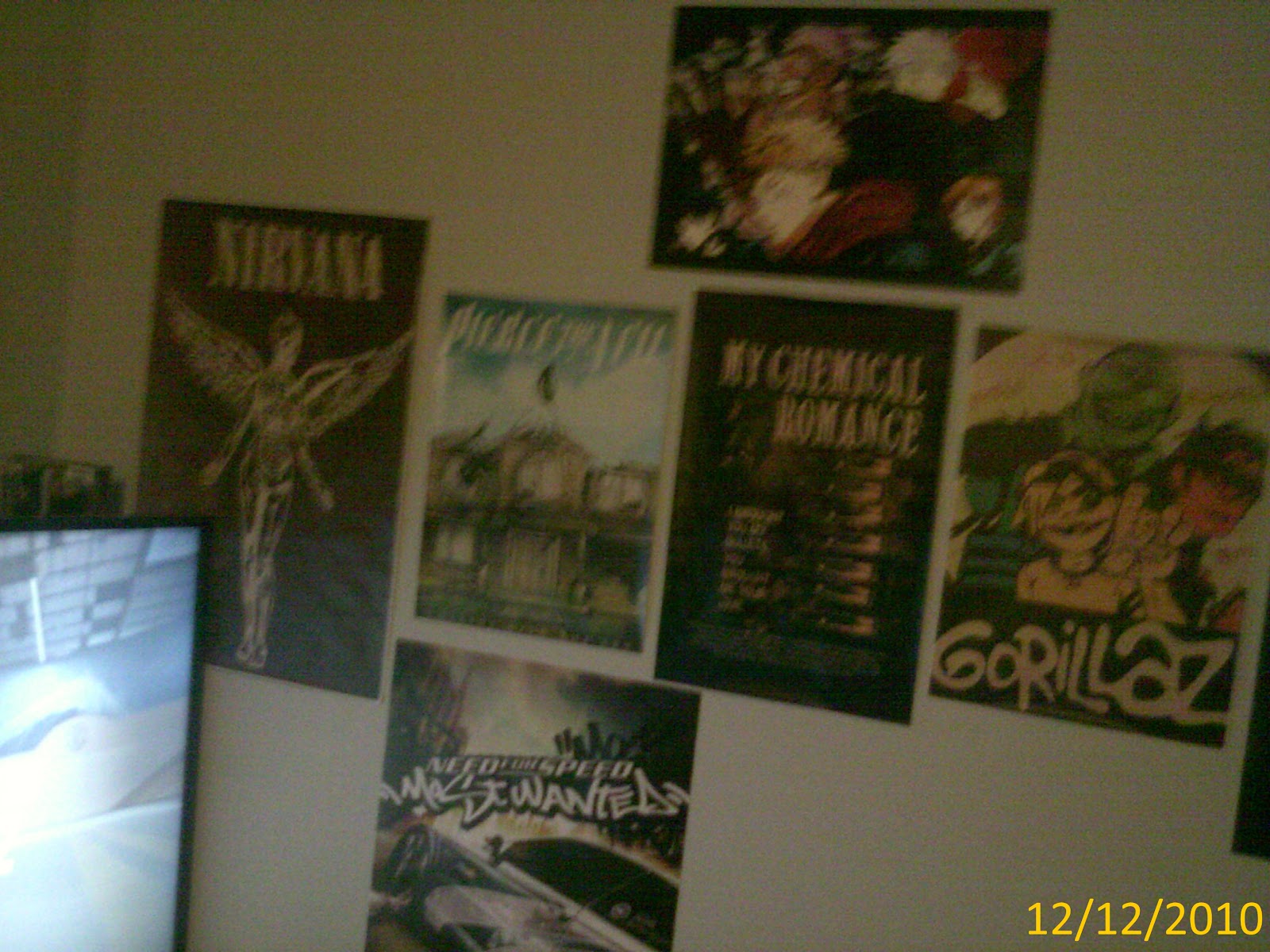 A wall of posters
