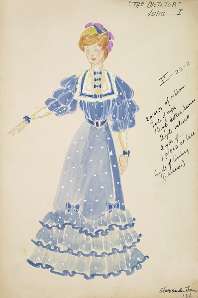 The Dictator Julia I blue dress 1934 1943