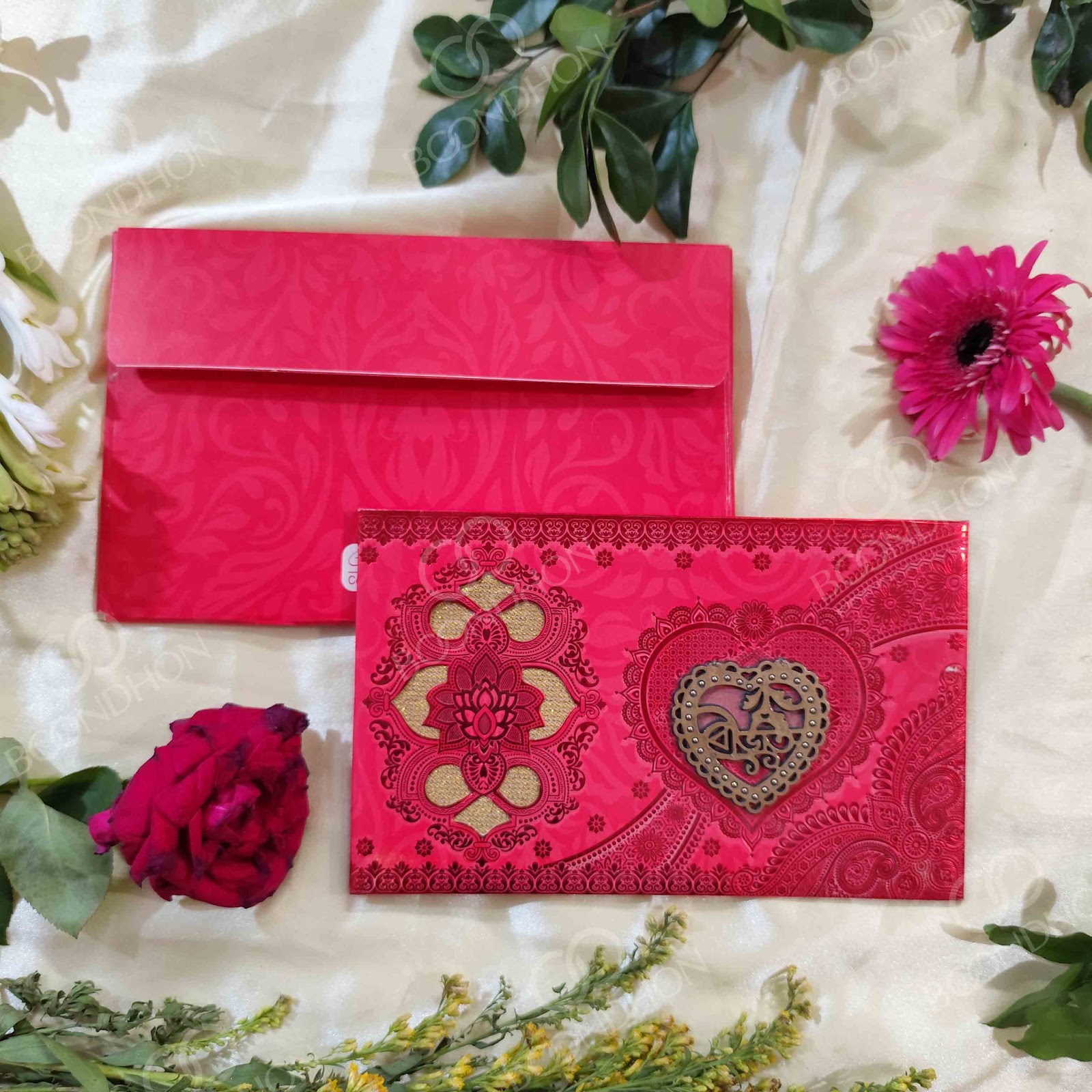 Affordable wedding card design AFF-021 - BOONDHON Manikganj