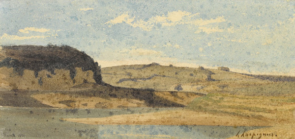 Vue de la campagne romaine 1851