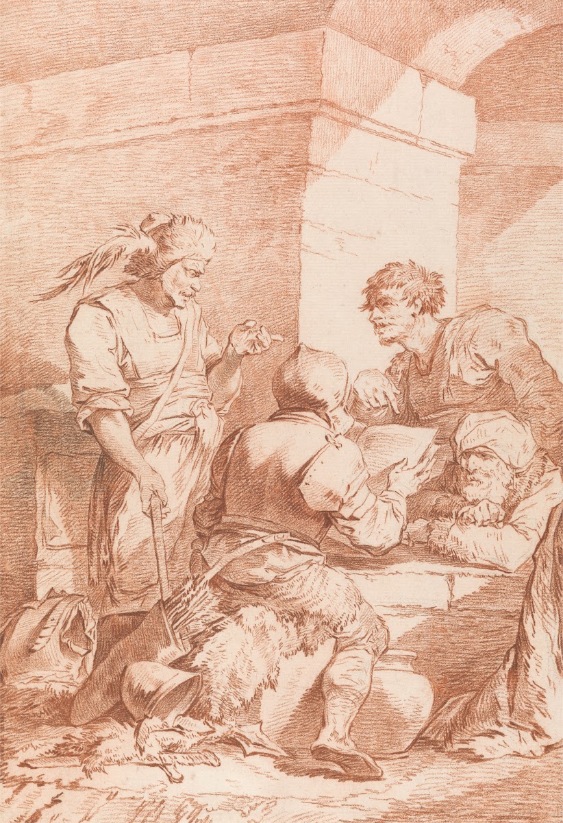 Corps de Garde Barbarians Defeated by a Book