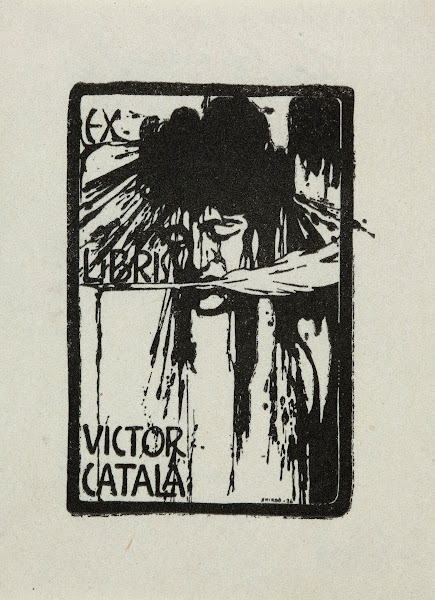 Bookplate of Víctor Catala 1902