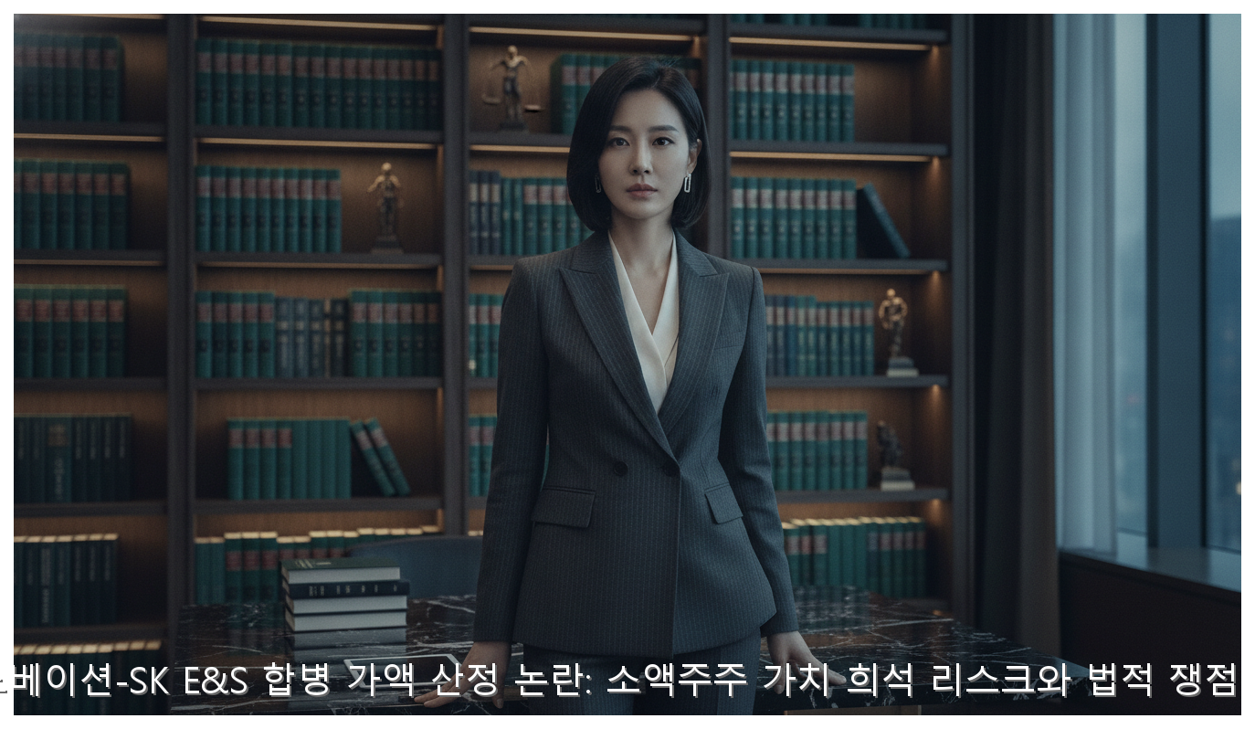 SK이노베이션-SK E&S 합병 가액 산정 논란: 소액주주 가치 희석 리스크와 법적 쟁점 총정리 핵심 안내 및 분석 인포그래픽 (6)