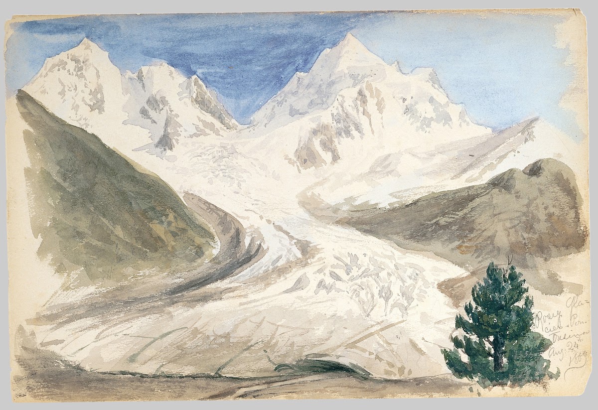 Roseg Glacier Pontresina 1869