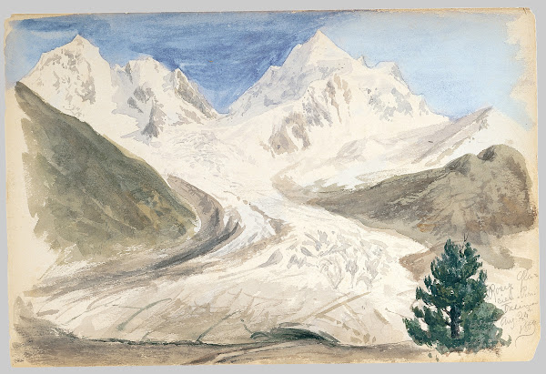 Roseg Glacier Pontresina 1869