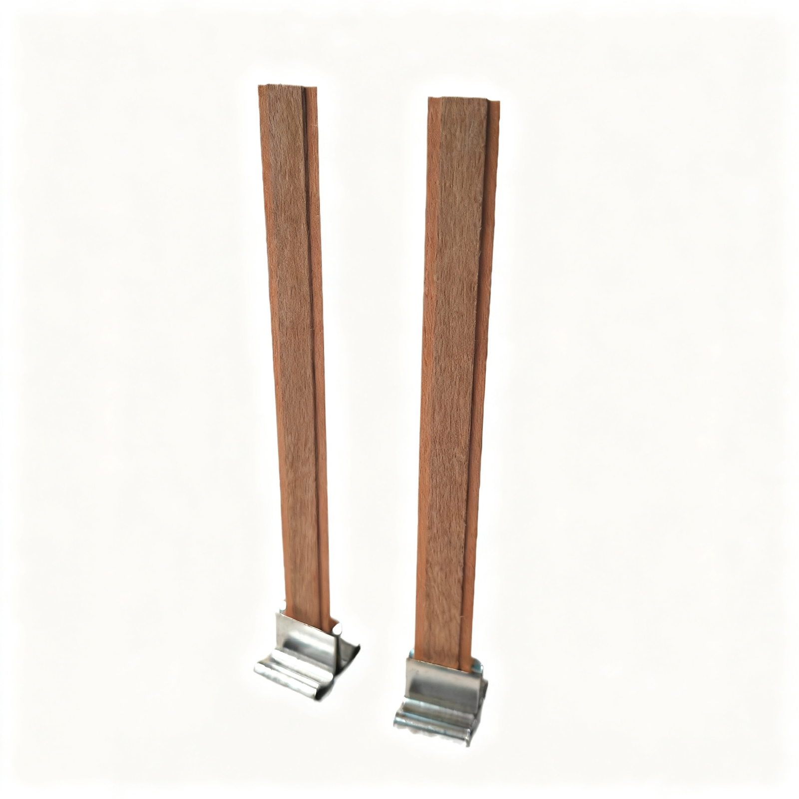 Wood candle core, multilayered, various sizes