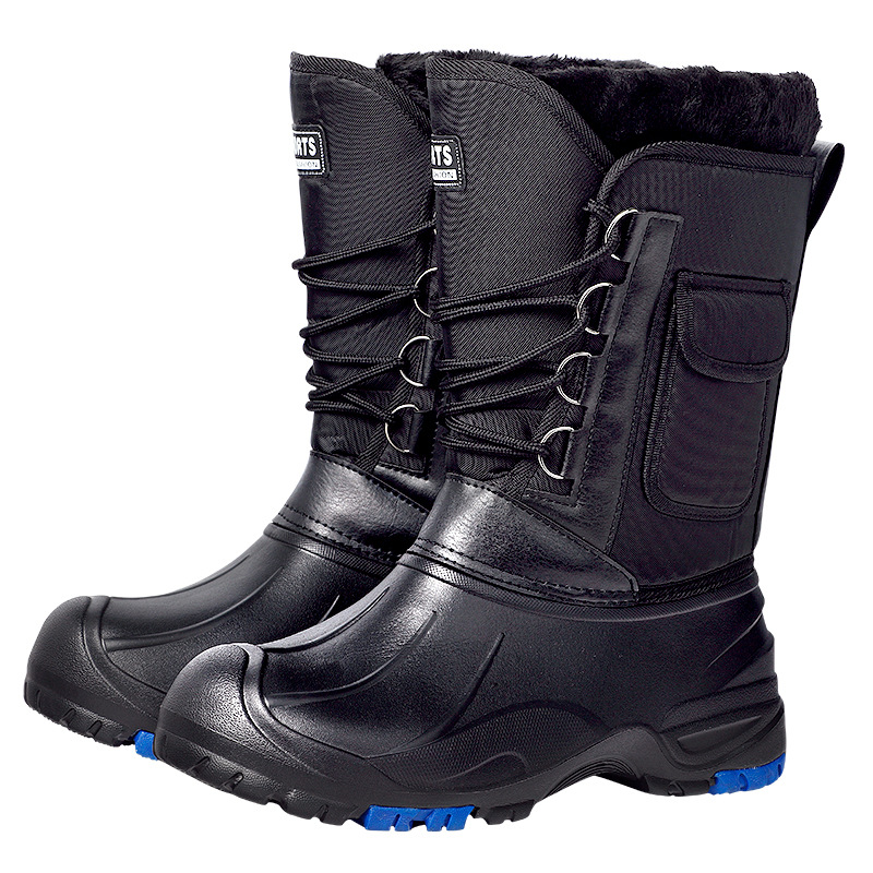 Herren Winter-Angelstiefel, wasserdicht, gefüttert
