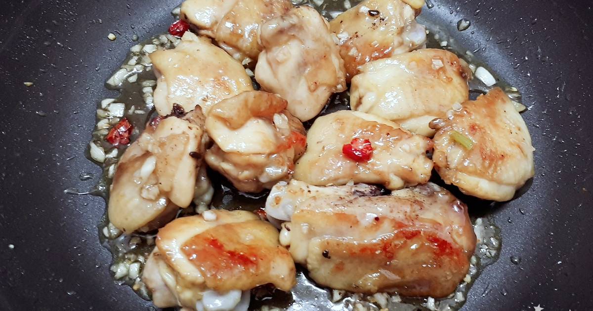 Gà chiên mắm tỏi