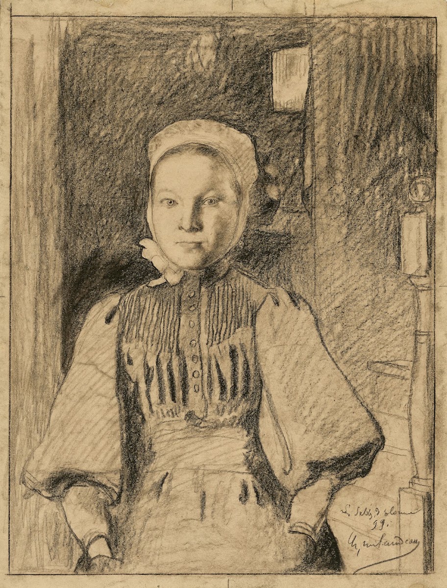 A young peasant girl from the Vendée 1899