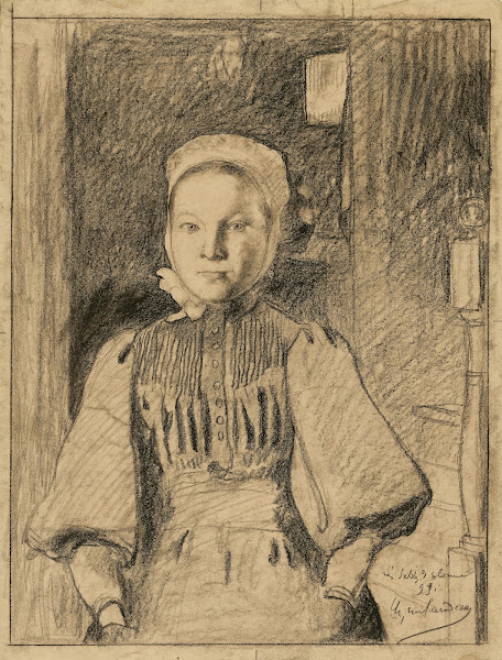 A young peasant girl from the Vendée 1899