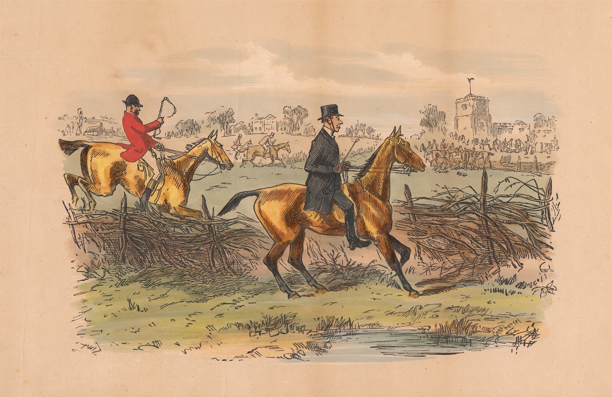Fox Hunting Sketches No 11 Sporting Parson  Well Im d b b blest I mean if the cu