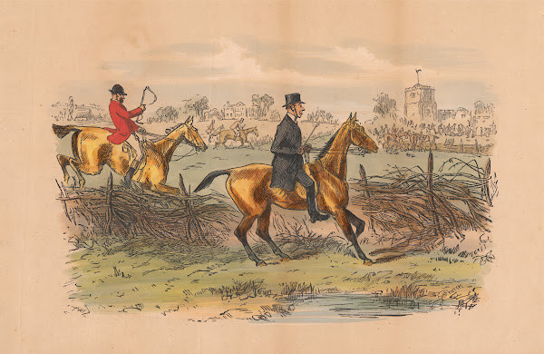 Fox Hunting Sketches No 11 Sporting Parson  Well Im d b b blest I mean if the cu