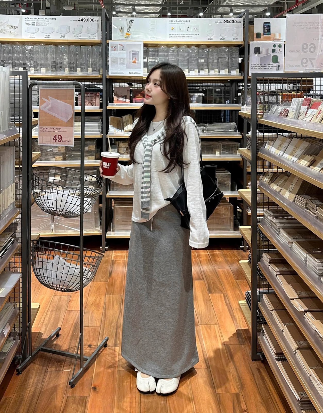 Áo thun dài tay thêu ngựa XONXEN SHOP 6900 – Image 3