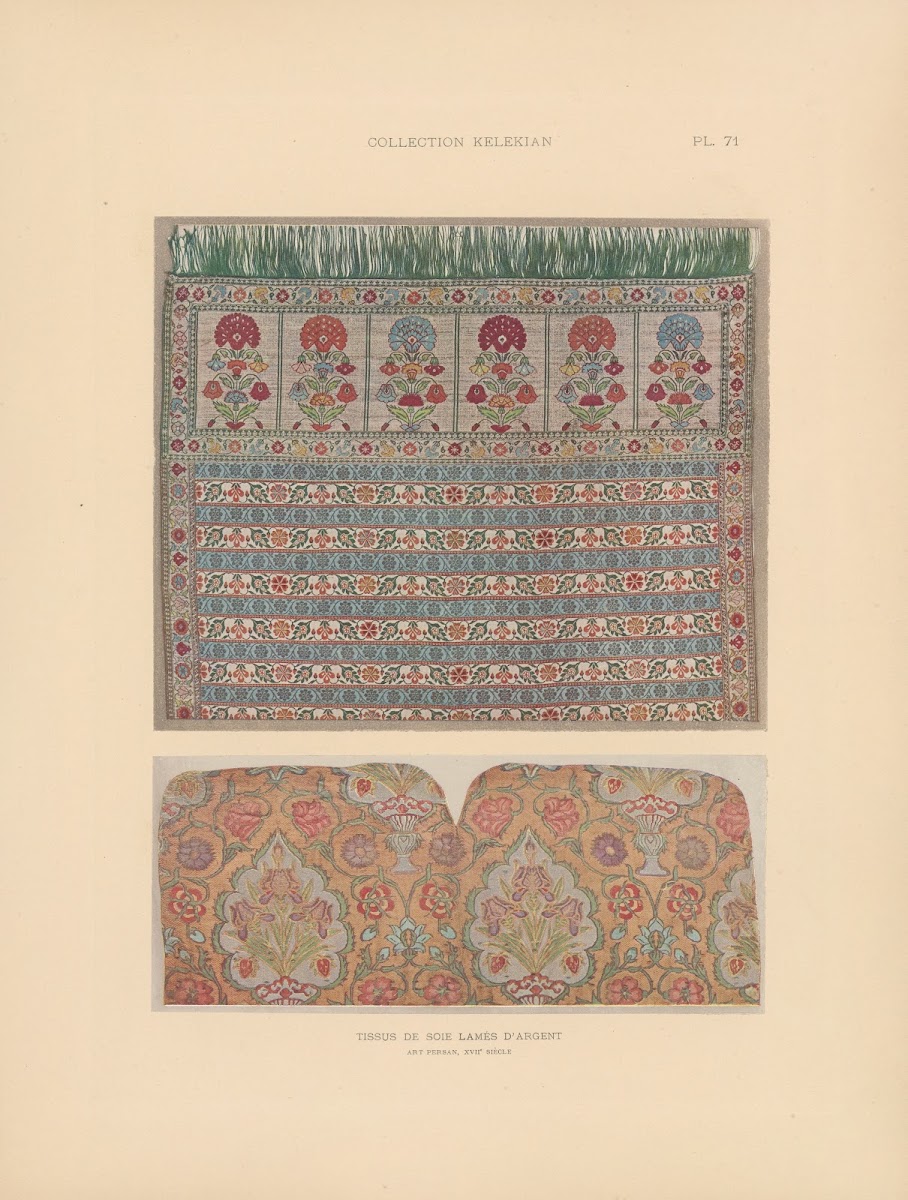La collection Kelekian Etoffes  tapis dOrient  de Venise Pl071 1900
