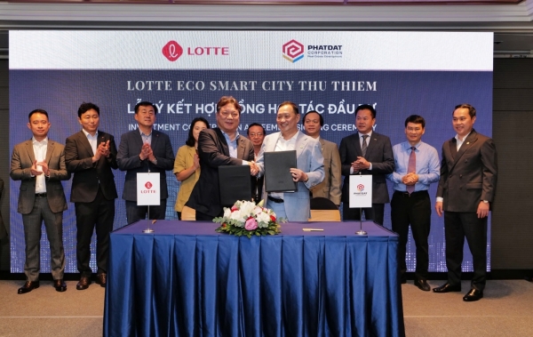 Strategische Partnerschaft: Lotte und Phát Đạt schaffen intelligente Stadt Thu Thiem