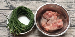 Nguyên liệu làm Chả cá thác lác bọc đậu đũa: