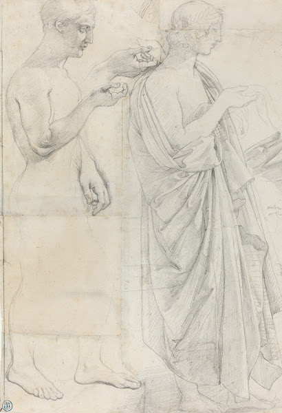 Two Studies of Virgil c 1812 and c 1825