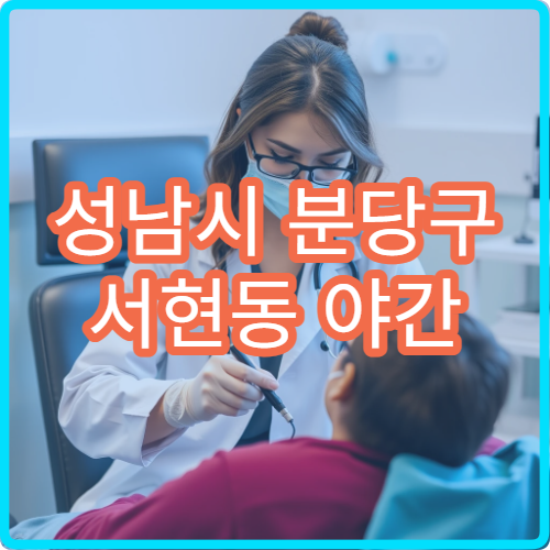 성남시 분당구 서현동 야간 한의원 진료 가능한 곳 침 치료 진료 안내