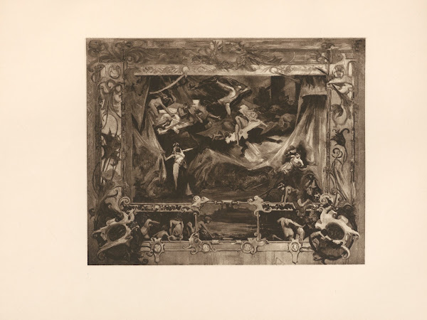 Projekt kurtyny dla teatru krakowskiego 1895