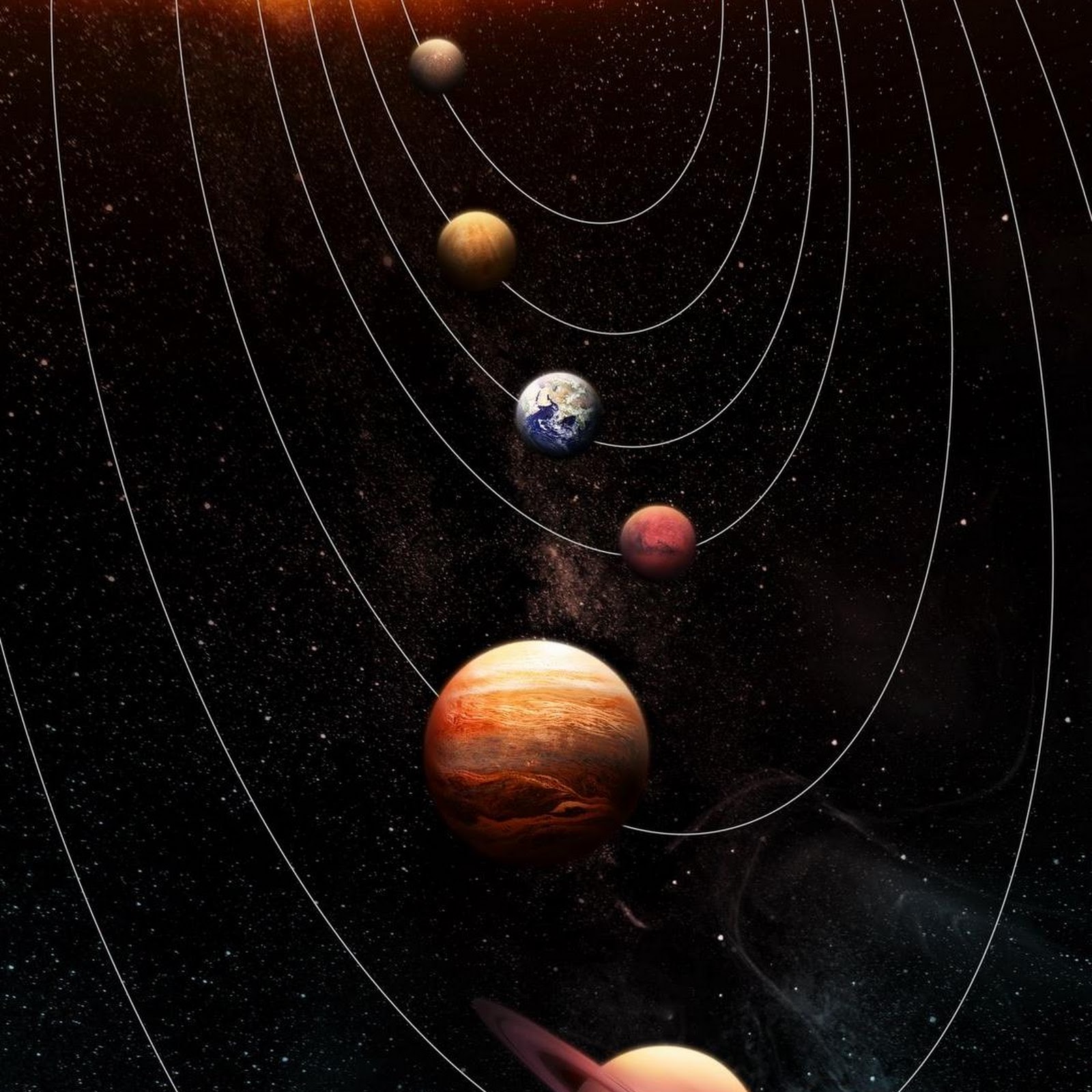 Download The Solar System Orbits Full HD iPhone