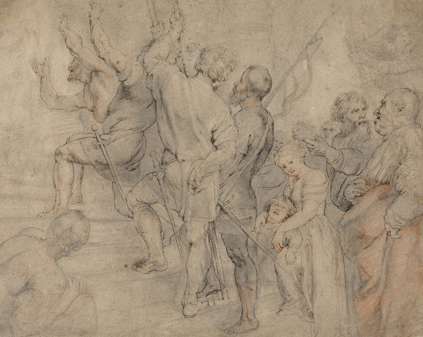 Part of the Crowd at the Ecce Homo