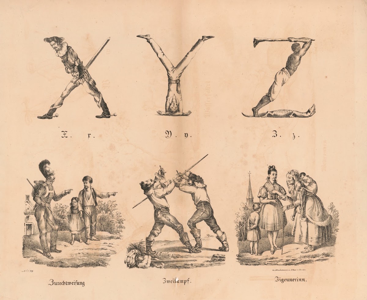Das allegrösste Bilder ABC XYZ 1828