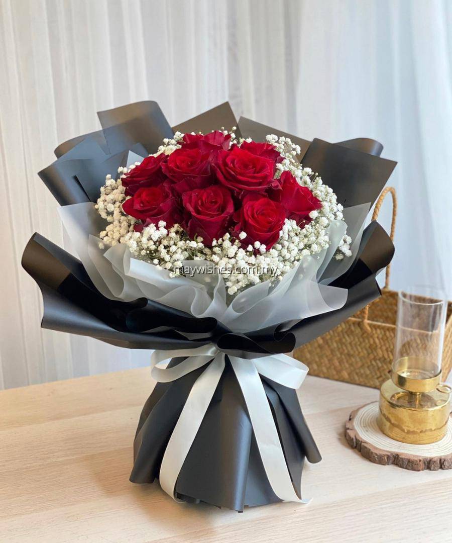 [Gambar Bunga Rose Merah Sweet Romance]