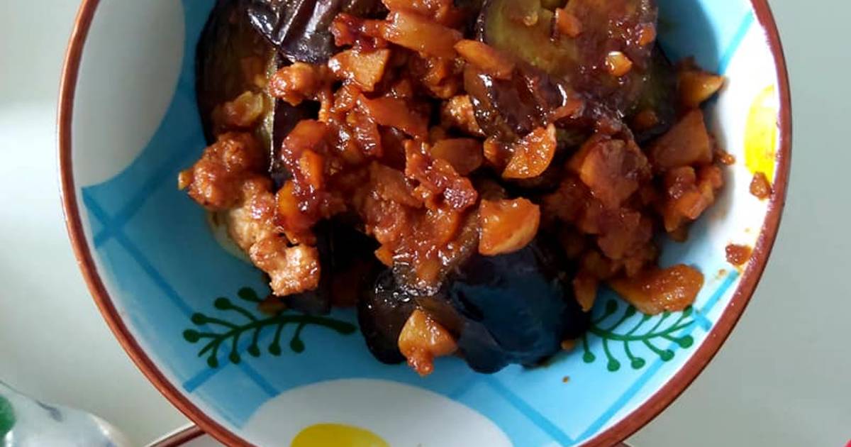 CÀ TÍM XÀO THỊT BĂM MISO (NATSU NO MISO ROBORONI)