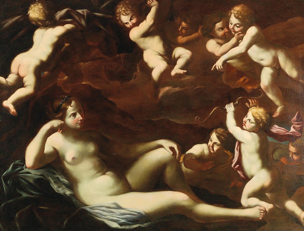 Venus and Cupid with Amorini 17th Century