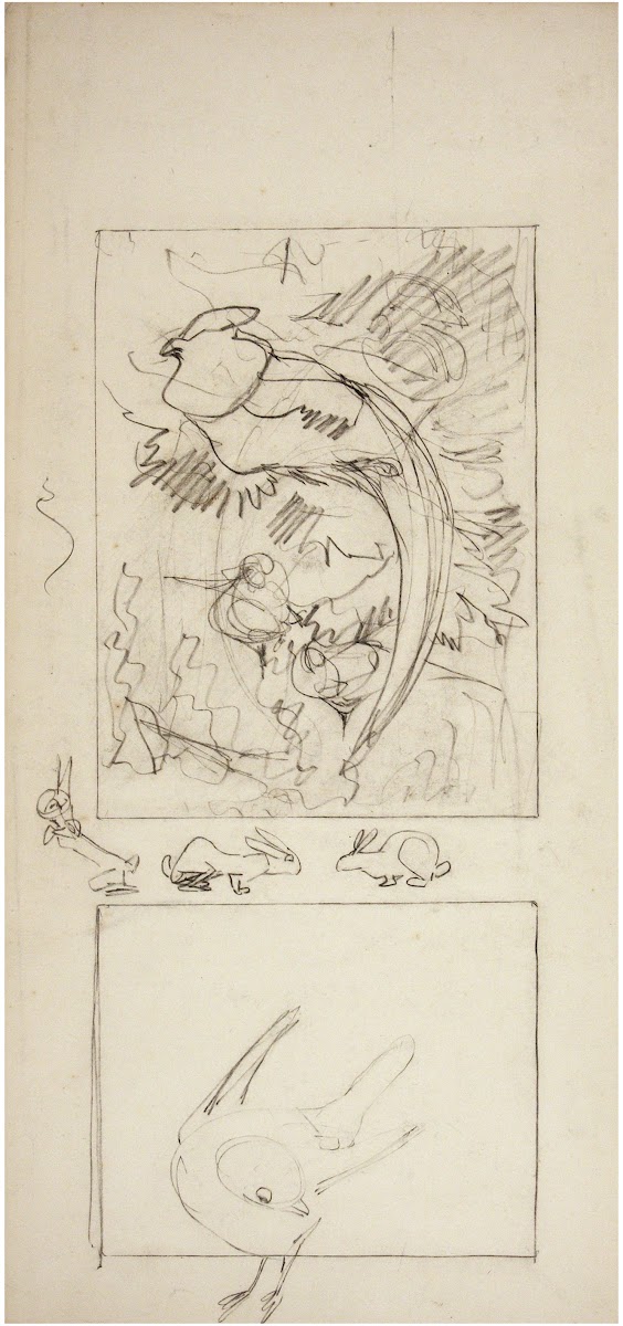 Fazanten in het bos 1902