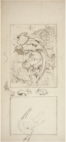Fazanten in het bos 1902