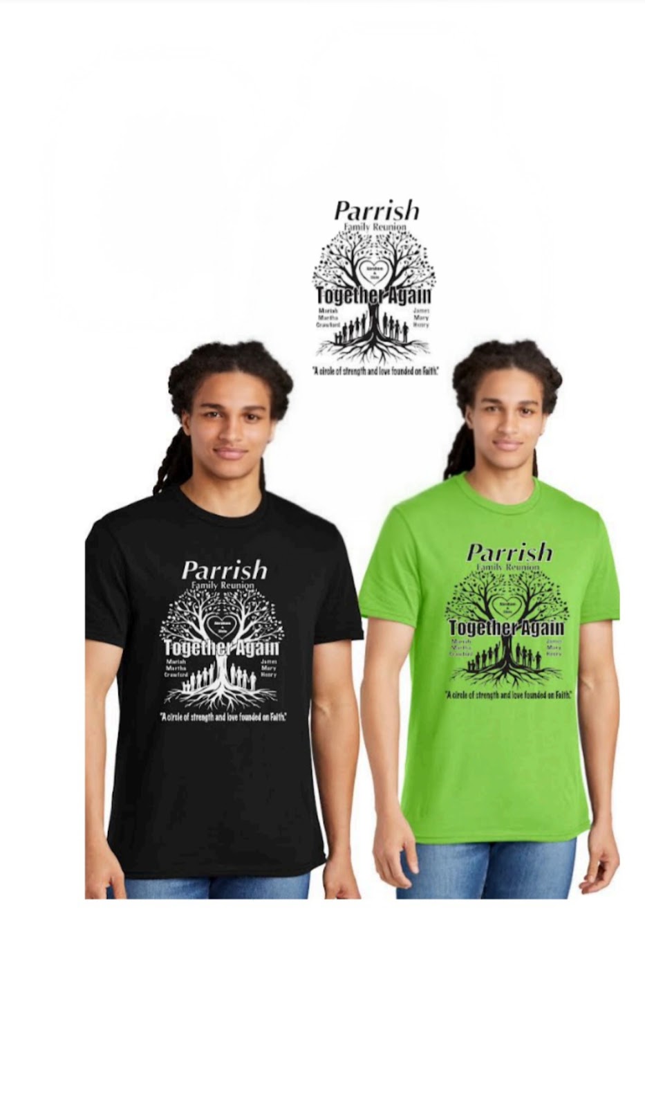 2026 Parrish Family Reunion T-Shirt Design