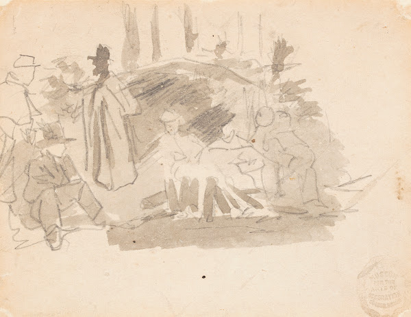 Soldiers Camping 1862